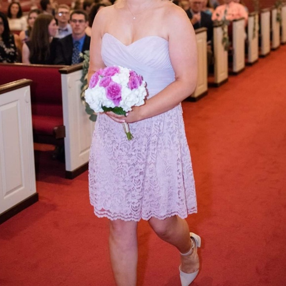 Davids Bridal Short Sweetheart Neckline - Picture 2 of 2